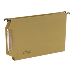 Cartella sospesa Avana - armadio - interasse 33 cm - fondo U - 32,6 x 27,5 cm - avana - Bertesi