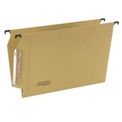 Cartella sospesa Avana - armadio - interasse 33 cm - fondo V - 32,6 x 27,5 cm - avana - Bertesi