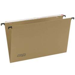 Cartella sospesa Avana - cassetto - interasse 39 cm - fondo V - 37 x 24,5 cm - avana - Bertesi