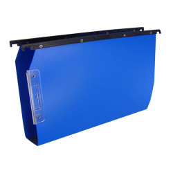 Cartella sospesa Cartesio PP - armadio - PPL - interasse 33 cm - fondo U - 33 x  28 cm - blu - Bertesi