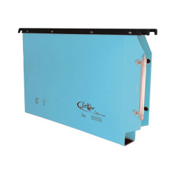 Cartella sospesa Joker - armadio - interasse 33 cm - fondo U - 33 x 28 cm - blu - Bertesi
