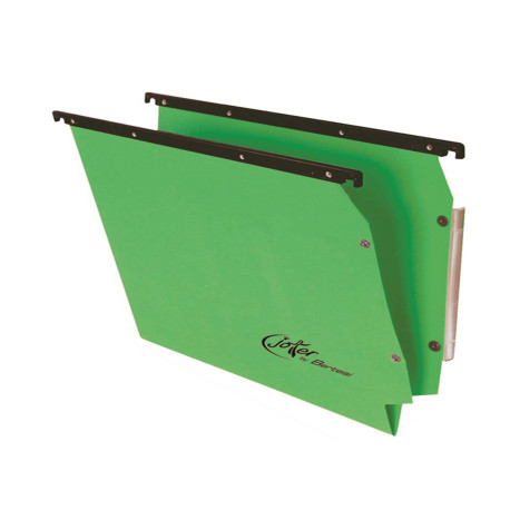 Cartella sospesa Joker - armadio - interasse 33 cm - fondo V - 33 x 28 cm - verde - Bertesi