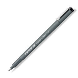 Pennarello Pigment Liner 308 - nero - 1,0mm -  Staedtler