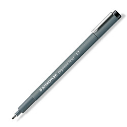Pennarello Pigment Liner 308 - nero - 1,2mm -  Staedtler