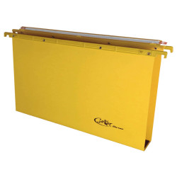Cartella sospesa Joker - cassetto - interasse 39 cm - fondo U - 37 x 25 cm - giallo - Bertesi