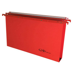 Cartella sospesa Joker - cassetto - interasse 39 cm - fondo U - 37 x 25 cm - rosso - Bertesi
