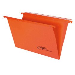 Cartella sospesa Joker - cassetto - interasse 39 cm - fondo V - 37 x 25 cm - arancio - Bertesi