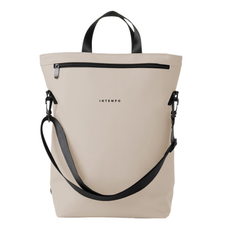 Borsa zainabile Drop - 30 x 44 x 14 cm - gomma - crema - In Tempo