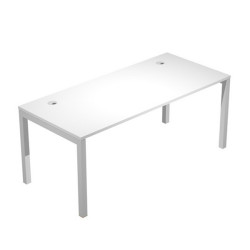 Scrivania singola Agorà - 180 x 80 x 72,5 cm - bianco - Artexport