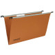 Cartella sospesa Silver - cassetto - interasse 33 cm - fondo V - 31,2 x 25 cm -  arancio - Bertesi