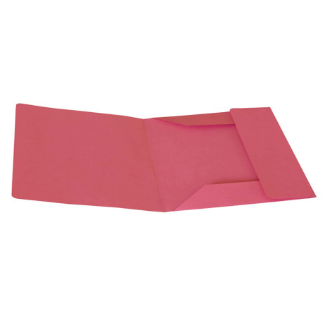 Cartellina 3 lembi - 200 gr - 25 x 33 cm - cartoncino manilla - magenta - Cartotecnica del Garda - conf. 50 pezzi