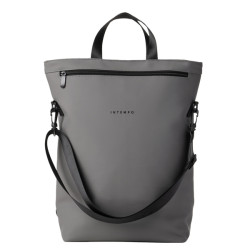 Borsa zainabile Drop - 30 x 44 x 14 cm - gomma - grigio - In Tempo