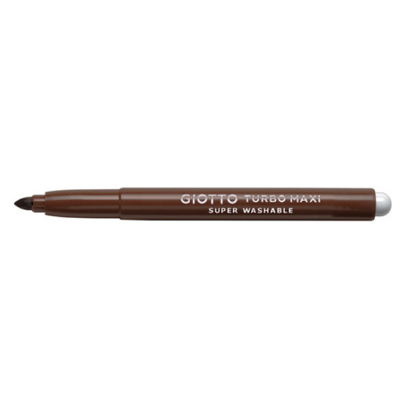 Pennarello Turbomaxi Monocolore - punta ø5mm - marrone - Giotto