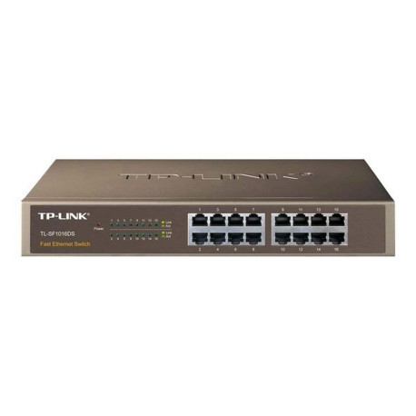 TP-Link TL-SF1016DS - Switch - 16 x 10/100 - desktop, montabile su rack