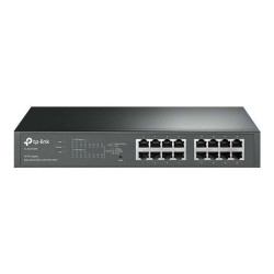 TP-Link TL-SG1016PE - Switch - intelligente - 8 x 10/100/1000 (PoE+) + 8 x 10/100/1000 - desktop, montabile su rack - PoE+ (110