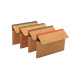 Cartellina a busta Dixie Mec - 200 gr - 33,7 x 26,2 cm - cartoncino avana - colori assortiti - Rexel
