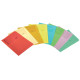 Cartellina a L con finestra Sintex - 120 gr - A4 - acquamarina - Blasetti - conf. 50 pezzi