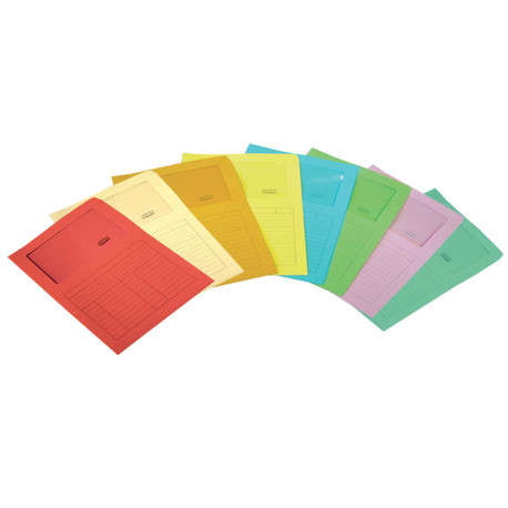 Cartellina a L con finestra Sintex - 120 gr - A4 - acquamarina - Blasetti - conf. 50 pezzi
