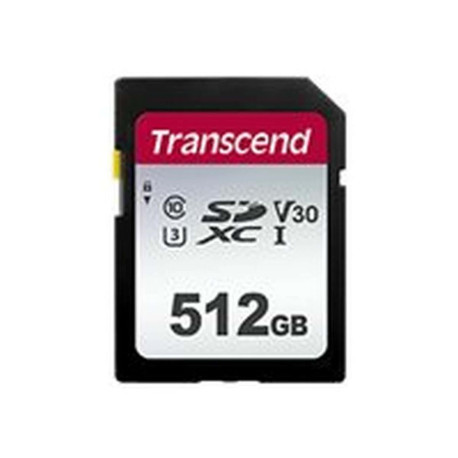Transcend 300S - Scheda di memoria flash - 128 GB - Video Class V30 / UHS-I U3 / Class10 - UHS-I SDXC