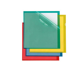Cartellina a L Poli 150 Color - A4 - PP - buccia pesante - blu - Sei Rota - conf. 25 pezzi