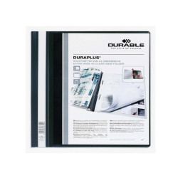 Cartellina ad aghi Duraplus - A4 - PP - nero - Durable
