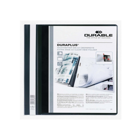 Cartellina ad aghi Duraplus - A4 - PP - nero - Durable