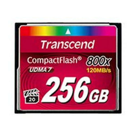 Transcend Premium - Scheda di memoria flash - 256 GB - 800x - CompactFlash