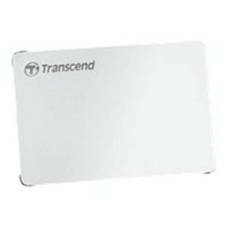 Transcend StoreJet 25C3S - HDD - 1 TB - esterno (portatile) - 2.5" - USB 3.1 Gen 1 (USB-C connettore) - argento