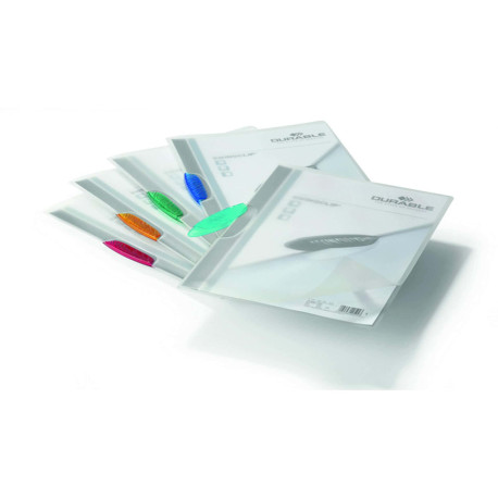 Cartellina con clip Swingclip - A4 - PP - trasparente - Durable - conf. 5 pezzi