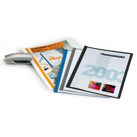 Cartellina per rilegatura Durabind - A4 - PVC - grigio - Durable