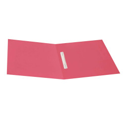 Cartellina semplice con pressino - 200 gr - 25 x 34 cm - cartoncino riciclato manilla - magenta - Cartotecnica del Garda - conf