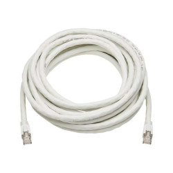 Tripp Lite Cat8 25G/40G-Certified Snagless S/FTP Ethernet Cable (RJ45 M/M), PoE, White, 25 ft. - Cavo patch - RJ-45 (M) a RJ-45