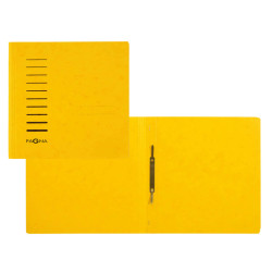Cartellina semplice con pressino- 265 gr - A4 - cartone pressato - giallo - Pagna