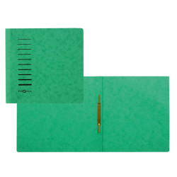 Cartellina semplice con pressino- 265 gr - A4 - cartone pressato - verde - Pagna