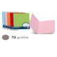 Cartellina semplice Luce - 200 gr - A4 - grafite - cartoncino bristol - Favini - conf. 50 pezzi