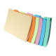 Cartelline con tacca per cartelle sospese - cassetto - 240 gr - 24x32 cm - Exacompta - conf. 6 pezzi