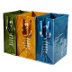 Set Ricicla Bag - 3 contenitori - misure assortite - verde/ocra/blu - Perfetto