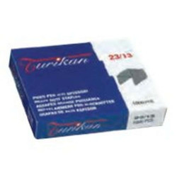 Turikan - Punti metallici - 23/13 - acciaio cromato - pacco da 1000