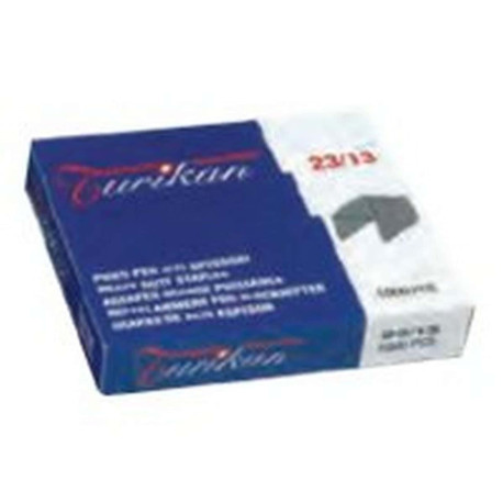 Turikan - Punti metallici - 23/13 - acciaio cromato - pacco da 1000