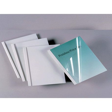 Cartelline termiche Standard - A4 - 150 micron - 40 mm - bianco - GBC - scatola 50 pezzi