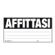 Cartello Affittasi - 24 x 33cm - colori assortiti - Edipro