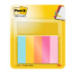 Segnapagina Post it® - 670-5JA-EU - in carta - 12,7 x 44 mm - 5 colori assortiti - Post it® - conf. 250 pezzi
