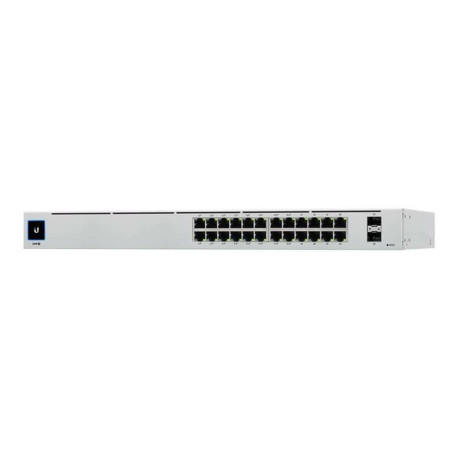 Ubiquiti UniFi Switch USW-24-POE - Switch - gestito - 24 x 10/100/1000 (16 PoE+) + 2 x Gigabit SFP - desktop, montabile su rack