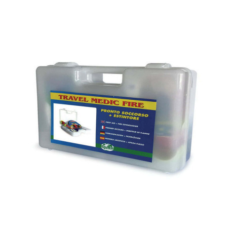 Valigetta Cassetta Kit EMERGENZA AUTO ferite di piccole entità e integrazione autovetture private