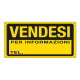Cartello segnalatore - 30x20 cm - VENDESI - PPL - Cartelli Segnalatori