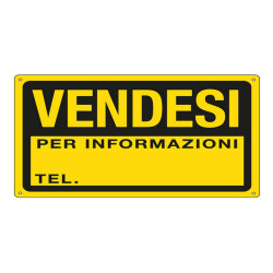 Cartello segnalatore - 30x20 cm - VENDESI - PPL - Cartelli Segnalatori