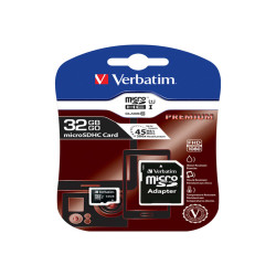 Verbatim - Micro SDHC Classe 10 fino a 45mb/sec - 44083 - 32GB