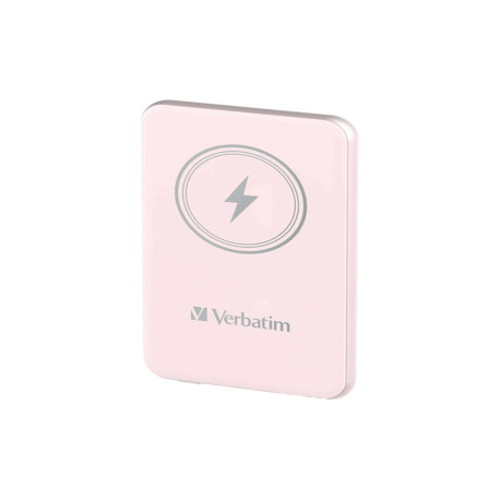 Verbatim - Power Bank Wireless -  5000 mAh - Rosa - 32243