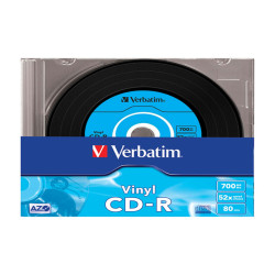 Verbatim - Scatola 10 CD-R Data Life Plus Data Vinyl - slim 1X/52X - 43426 - 700MB