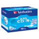 Verbatim - Scatola 10 CD-R DataLife Plus - Jewel Case - 1X-52X - serigrafata crystal - 43327 - 700MB